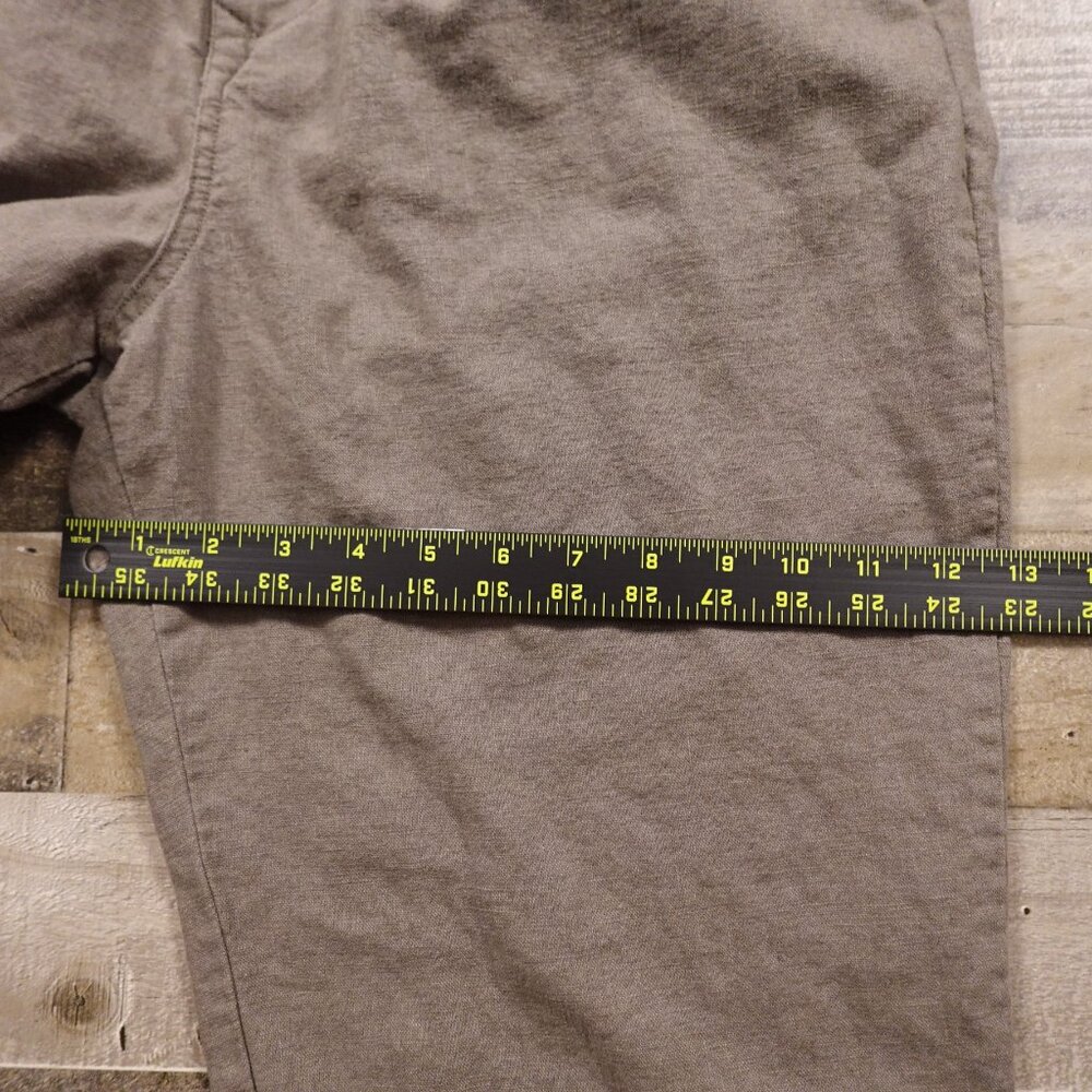 Urban Outfitters Your Neighbors Linen Blend Tapered Pants – Men's Medium Taupe‎ - Picture 7 of 11